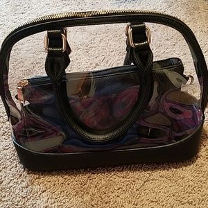 Clear see through purse